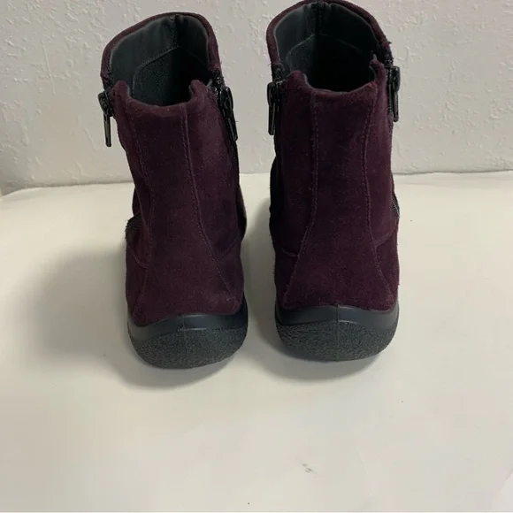 Hotter woman’s ankle boots rich purple size 8 - Picture 5 of 11